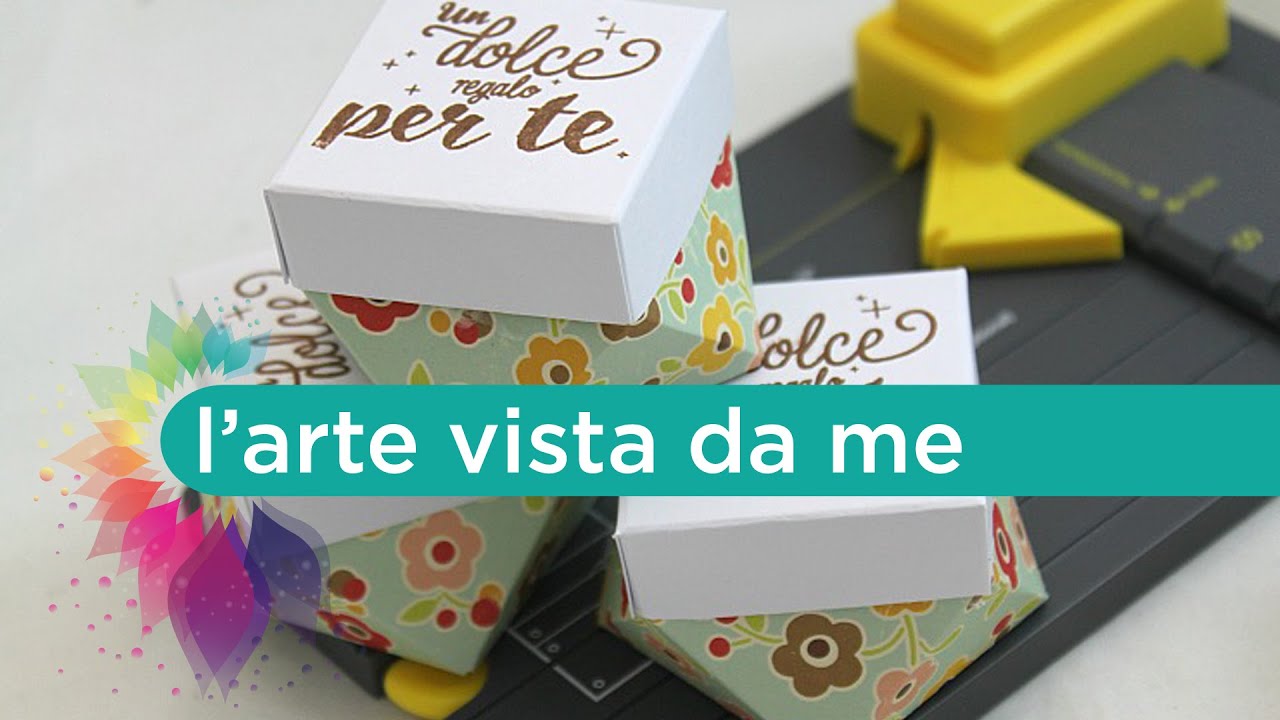 Diamond box con Gift Bag Punch Board We R Memory Keepers- Scatola porta gioielli Fai da te