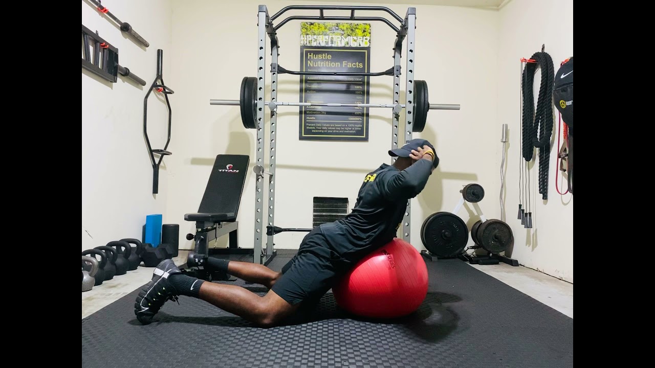 Exercise Ball Back Extensions