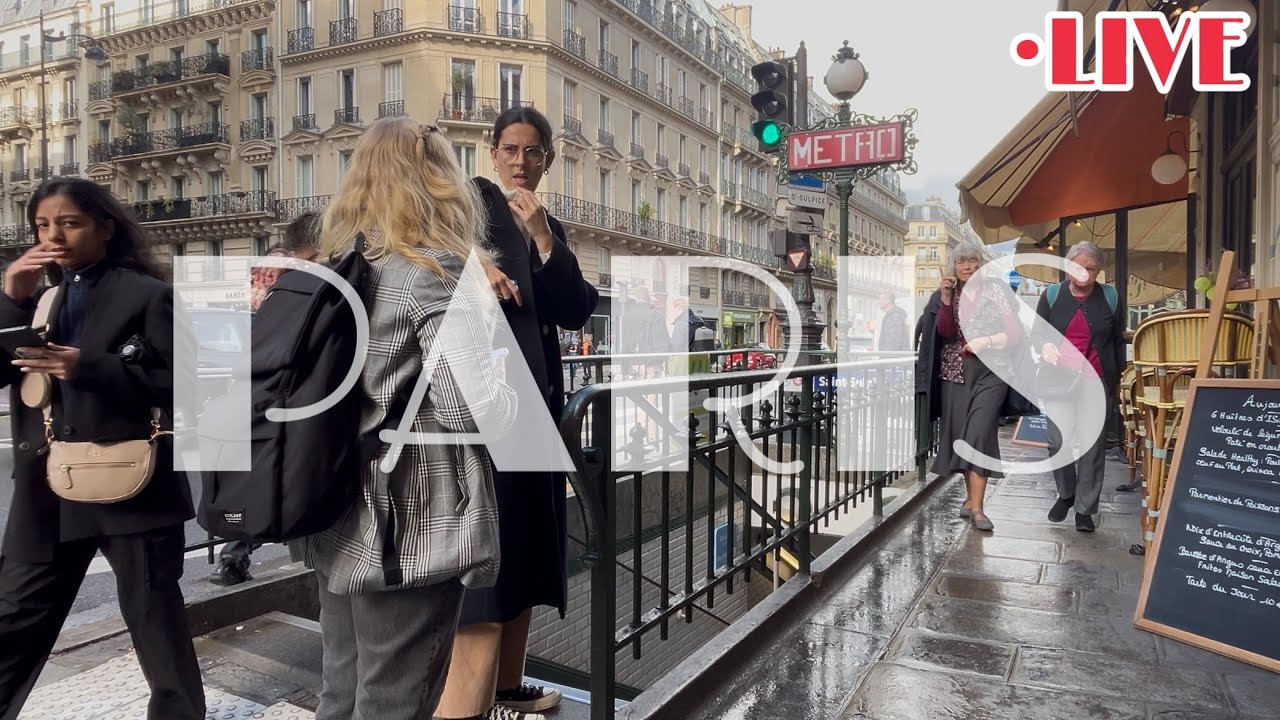 [🇫🇷PARIS LIVE] Bonjour Rainy day Walk Live Streaming 10/October/2024