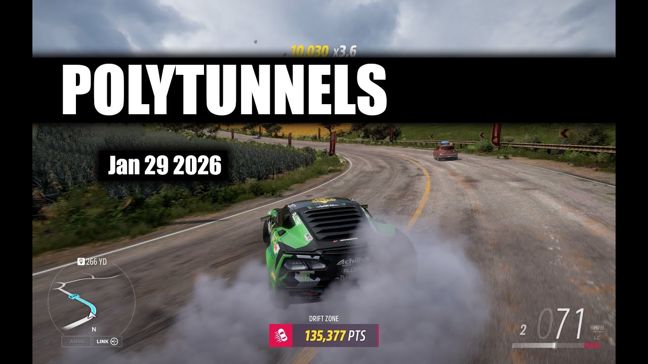 Forza Horizon 5 Polytunnels Drift Zone Weekly Challenge - How To (Jan 29 2026)