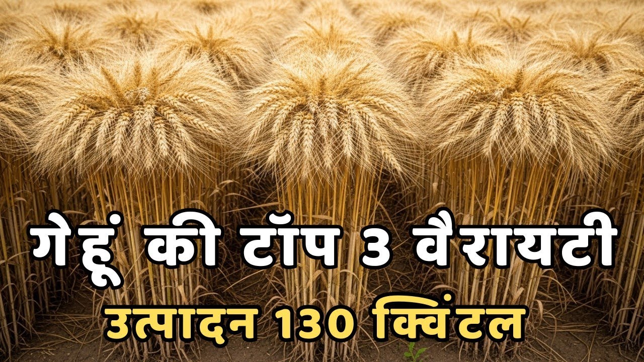 गेहूं की ये 3 धाकड़ किस्में दिलाएंगी 120+ क्विंटल/हेक्टेयर रिकॉर्ड तोड़ पैदावार | Wheat Farming