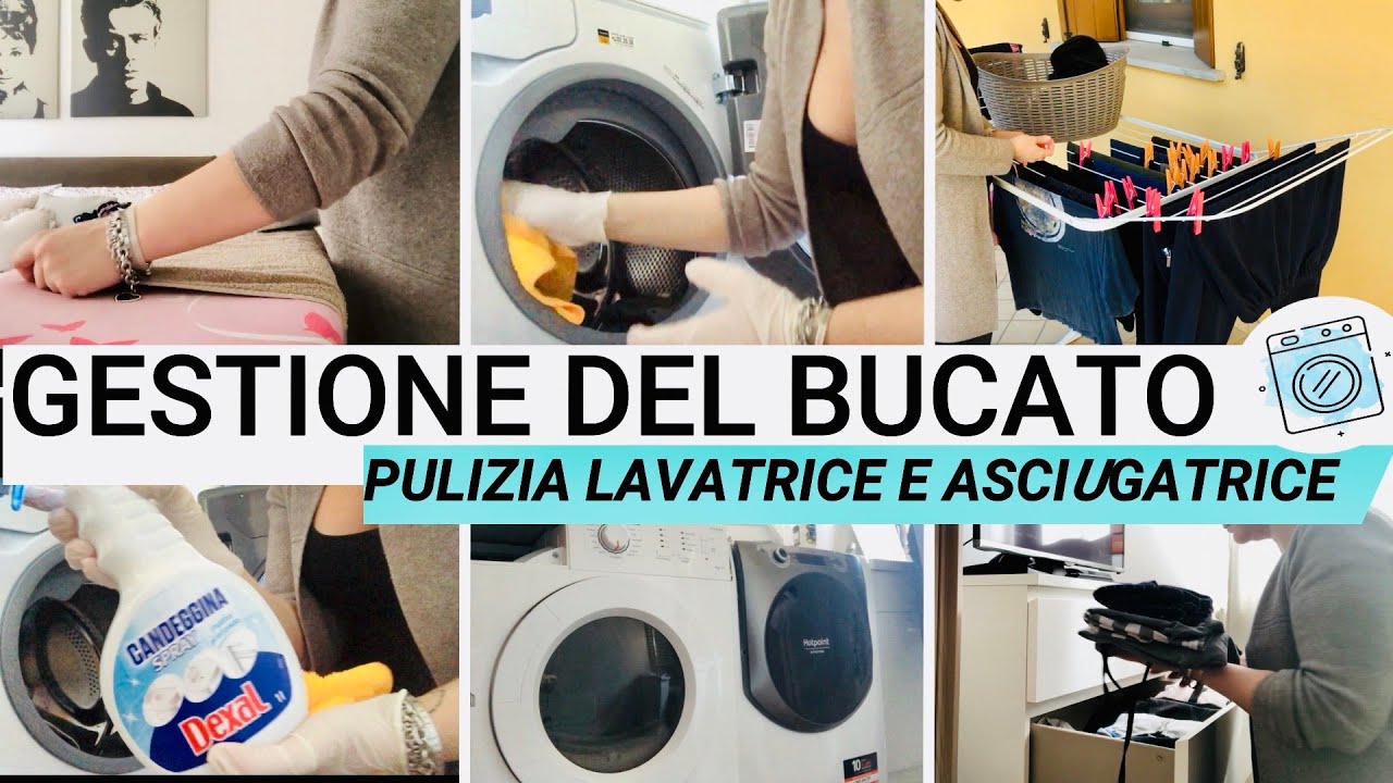 *ROUTINE BUCATO* ||PULISCI CON ME LAVATRICE E ASCIUGATRICE|| *CLEAN WITH ME*