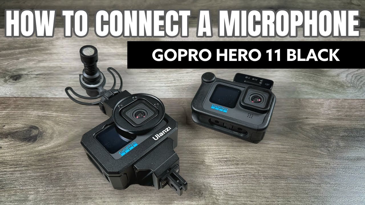 Как подключить микрофон к GoPro Hero 11 Black