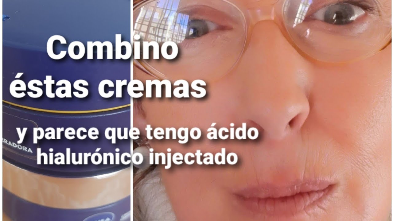 CONBINO ESTAS DOS CREMAS DE NOCHE Y PARECE QUE ME HAYA INJECTADO ACIDO HIALURONICO. GENIAL