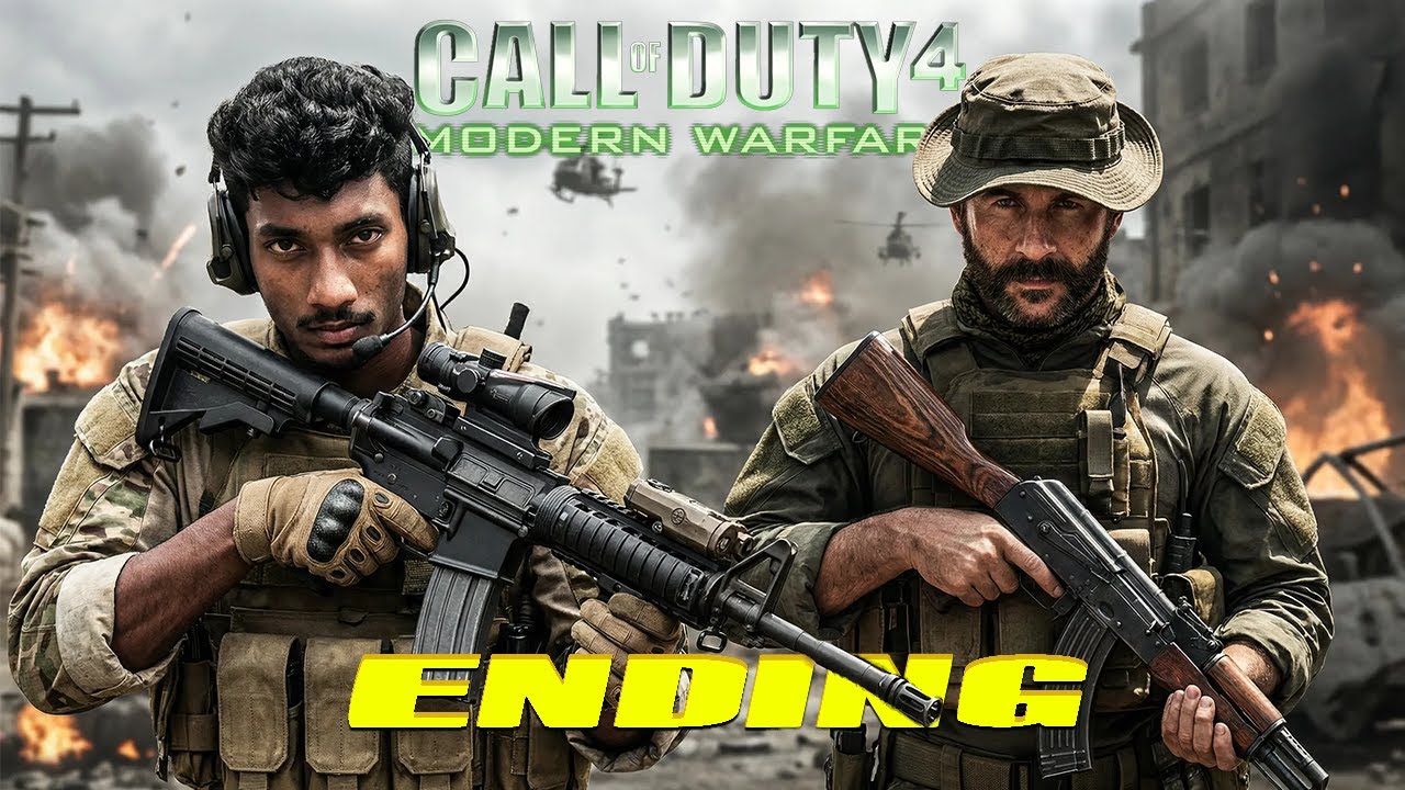 LIVE 🔴 කැප්ටන් ප්‍රයිස් එක්ක රහස් මෙහෙයුම් | call of duty 4 mw Ep02 Ending | Animo Playz #callofduty