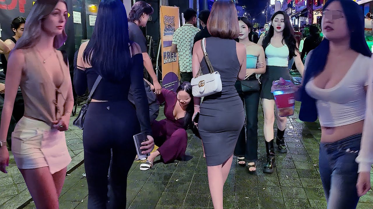 [4K] 불금에 이태원 클럽 거리에는 다국적 미인들이 다 모이시네요^^ 언제나 함께 걸어주세요^^#이태원#서울#한국#클럽