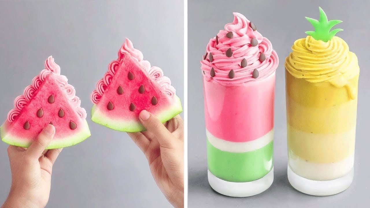 So Yummy Rainbow Cake Decorating Tutorials 😍 How To Make Cake Decorating Recipes