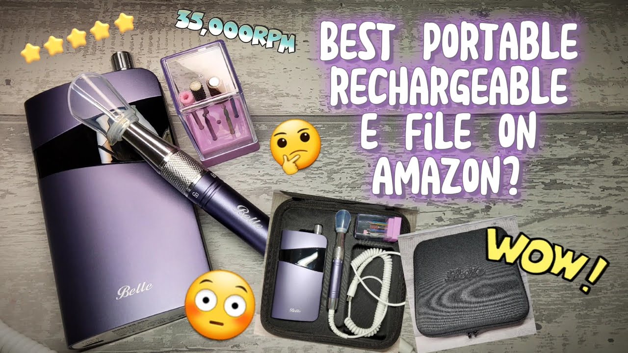 NEW BELLE WIRELESS & RECHARGEABLE E-FILE | BEST E FILE ON AMAZON?