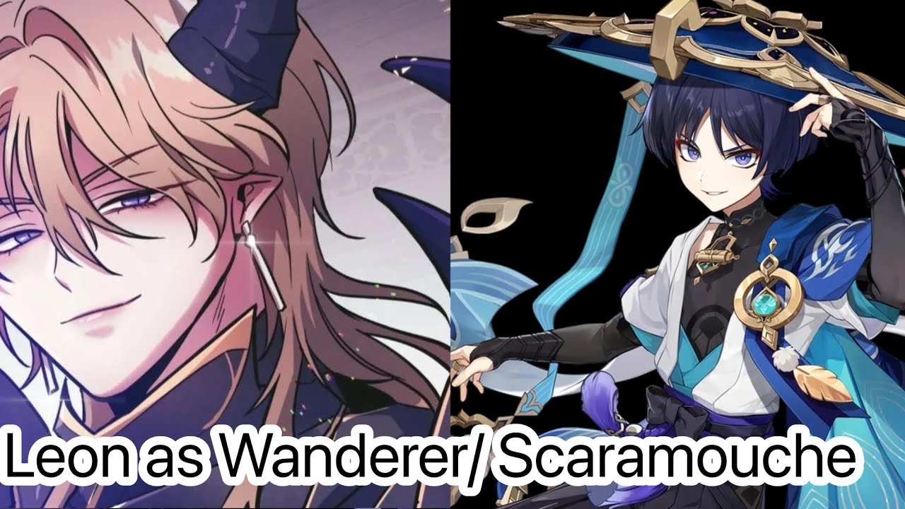 Dark Fall react to Leon as Scaramouche / Wanderer || PART 2 || AU IN PART 1|| Nezuko VR