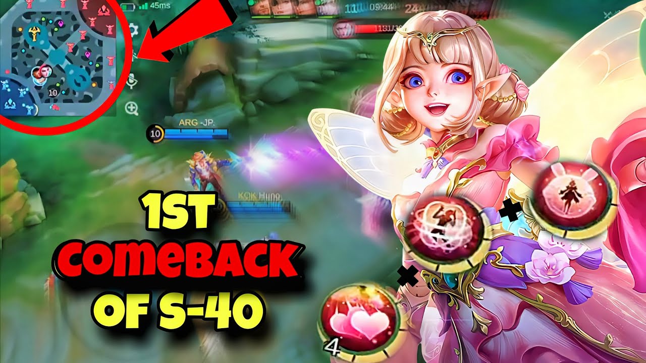 1st Comeback 💀 of Season 40 | Rank push | Mlbb #rankpush 