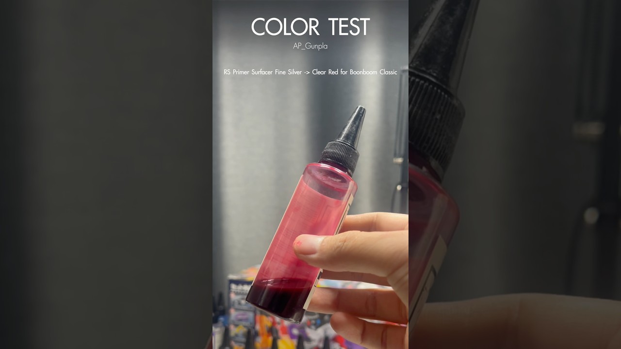 COLOR TEST_Clear Red for Boonboom Classic 