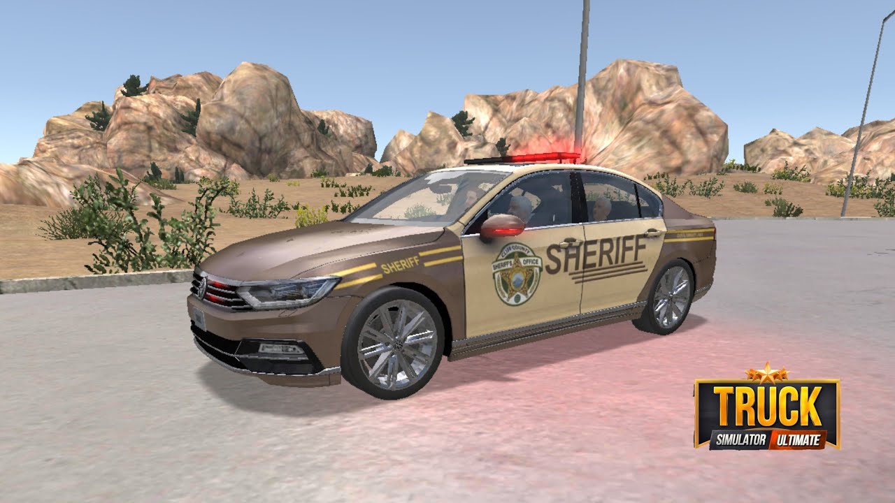 VW Passat Sheriff Car Crossing Mexico Border | Truck Simulator Ultimate