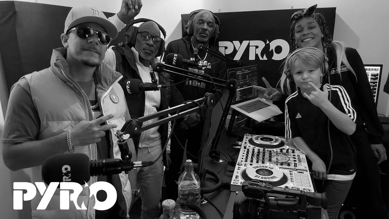 DJ Archie (The World’s Youngest DJ) With The Ragga Twins & Starz & Deeza - PyroRadio