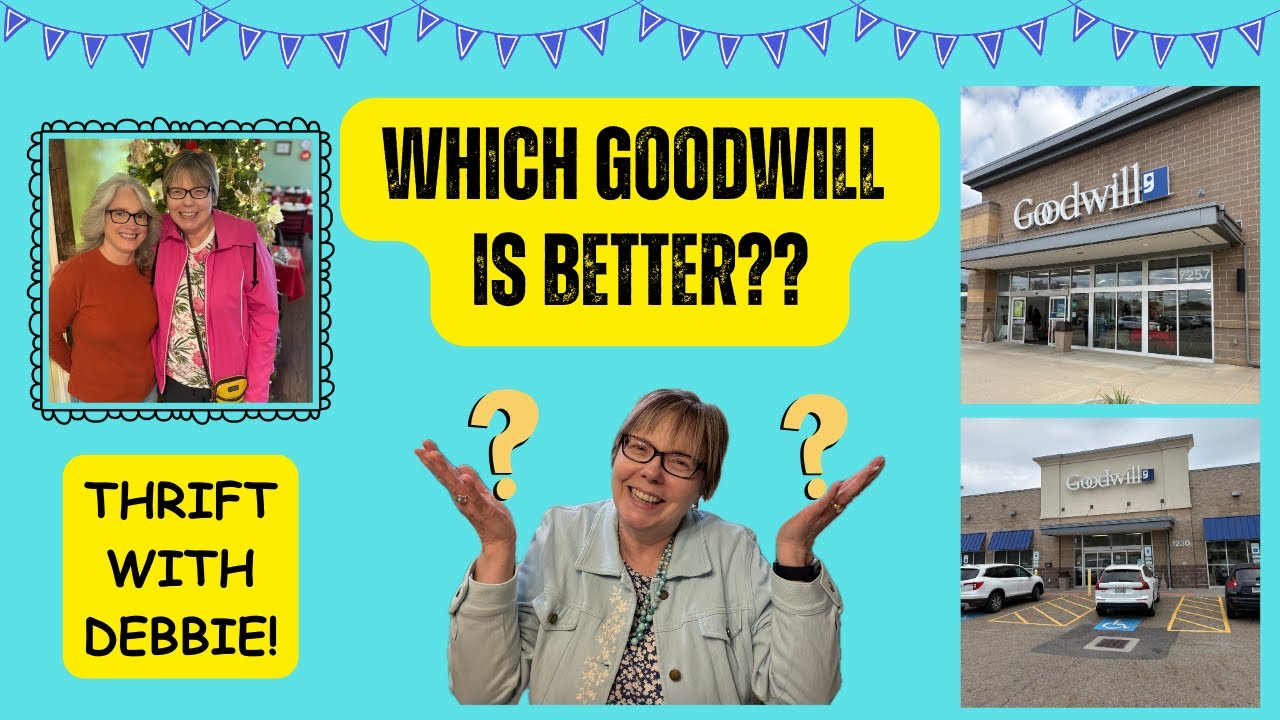Thrifting For Goodwill Gems! Which Location Wins? Vote In The Comments!