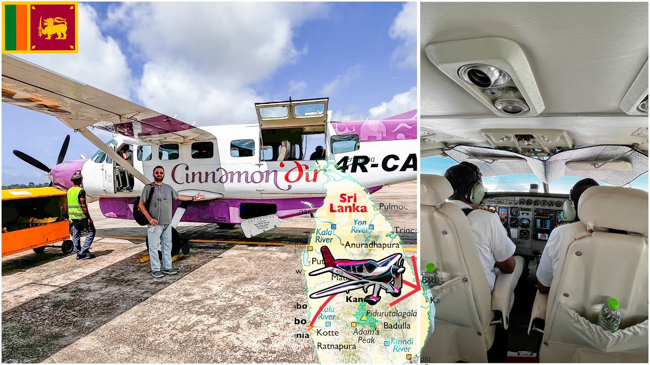 Domestic Flight Experience in Srilanka | First Indian vlogger to do this | Cinnamon Air | Cessna 208