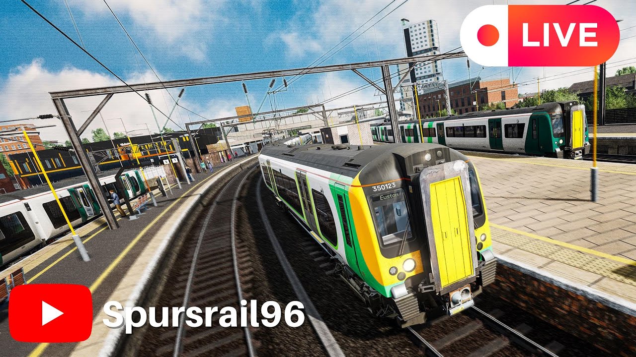 Train Sim World 6 PS5 LIVE: West Coast Main Line Birmingham - Crewe first look ! 🇬🇧