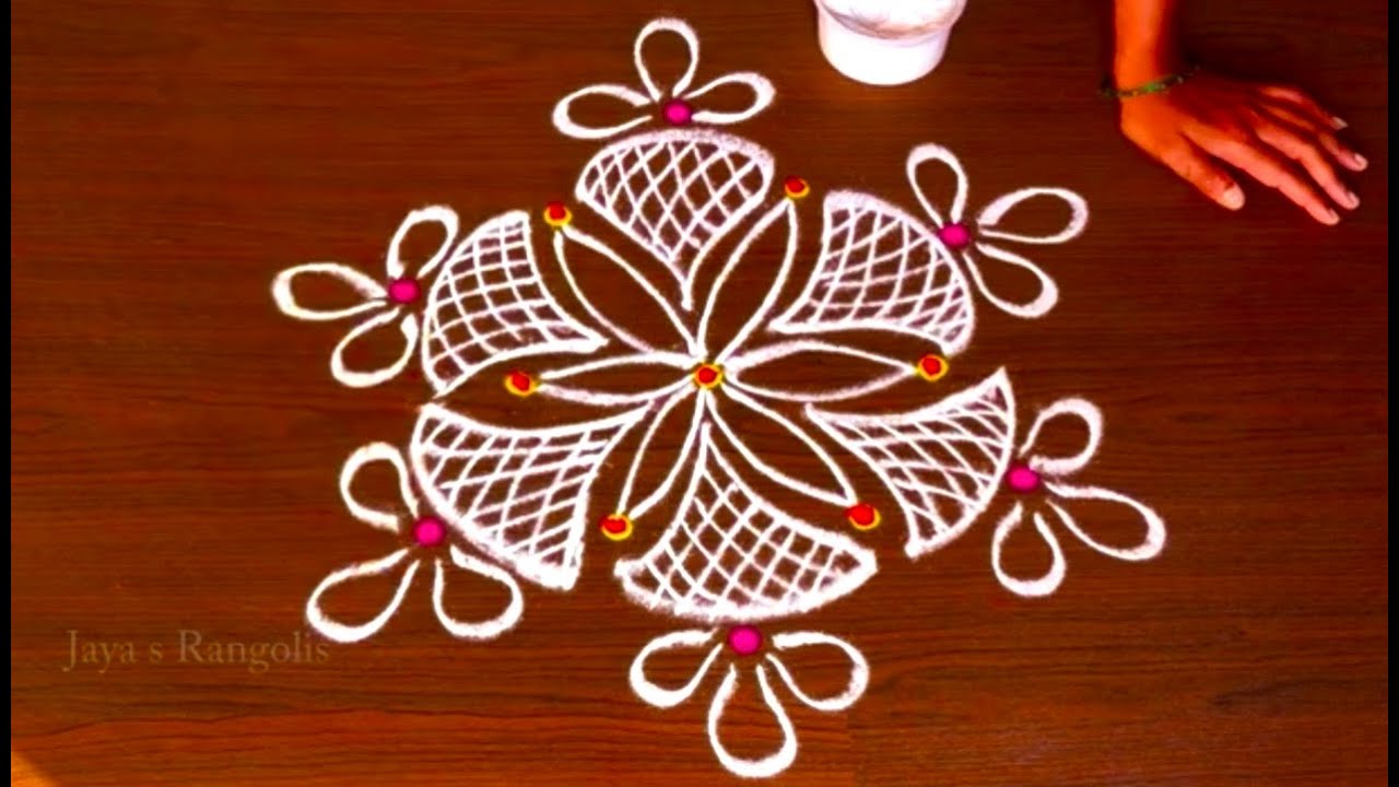 Daily Muggulu Kolam Rangoli Designs🌹 | Simple & Easy Kolam for 🌹Beginners | Beautiful Daily  Muggu