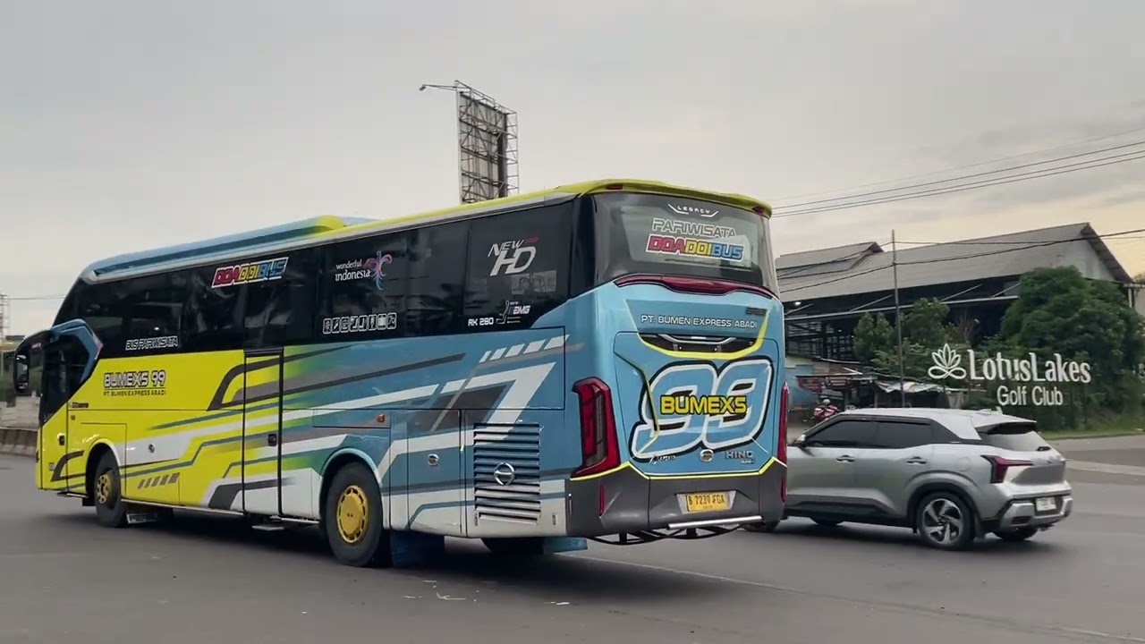 HUNTING BUS GERBANG TOL KARAWANG BARAT BADAMI