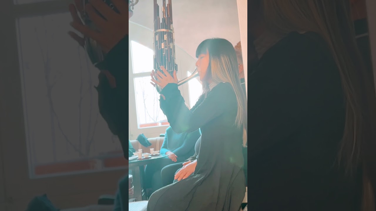 Li-Chin Li from Taiwan playing the Sheng during the International Womansday event on 8.03.2025