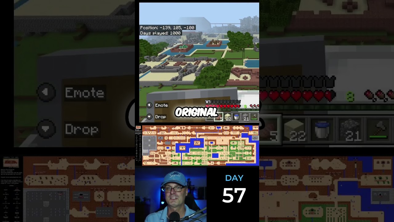 Celebrating 1000 Days of Building The Legend of Zelda map in Minecraft Survival!