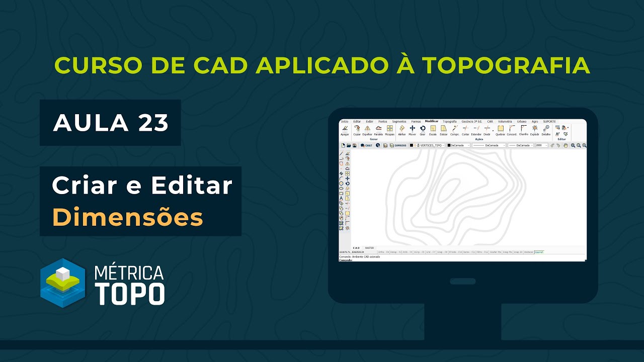 Criar e editar dimensões