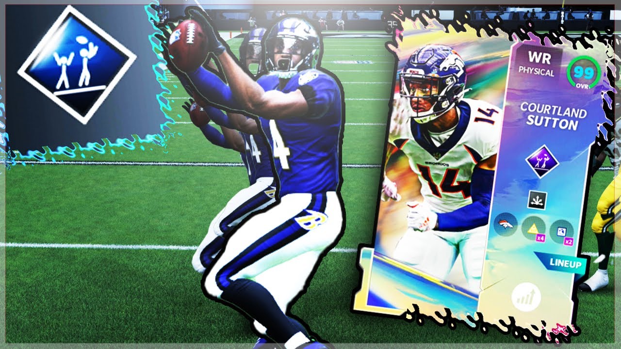 THIS 99 OVERALL COURTLAND SUTTON IS BROKEN! HE CATCHES EVERYTHING! | MADDEN 21 ULTIMATE TEAM