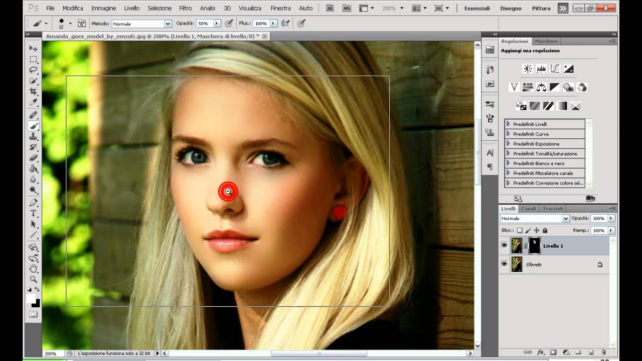 Ritoccare il volto di una ragazza | Tutorial Photoshop in Italiano