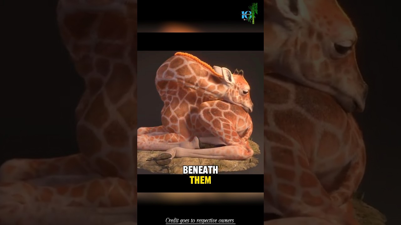 Ever wondered how Giraffes sleep? Do they lie down?