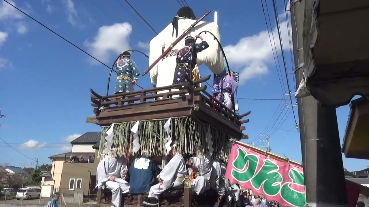令和7年【北横宿区】（初日）佐原の大祭1　出発