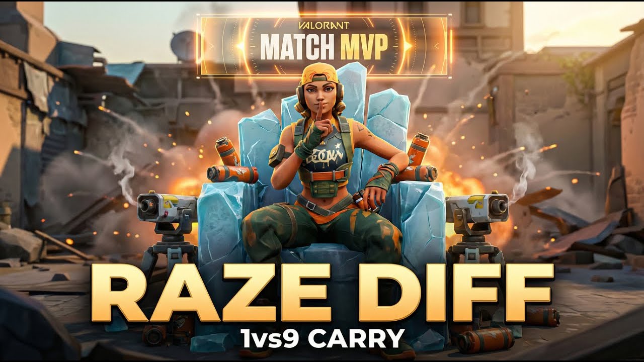 RAZE DIFF. 1vs9 MVP 🤫