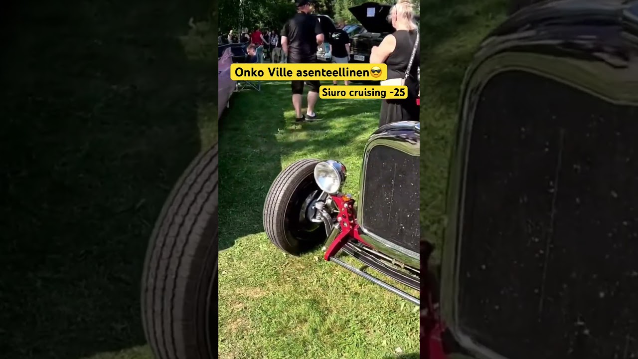 Siuron cruising-tapahtumassa oli n&auml;ht&auml;v&auml;&auml;! @VillejaV&auml;&auml;peli  #harrasteauto #tapahtuma #auto