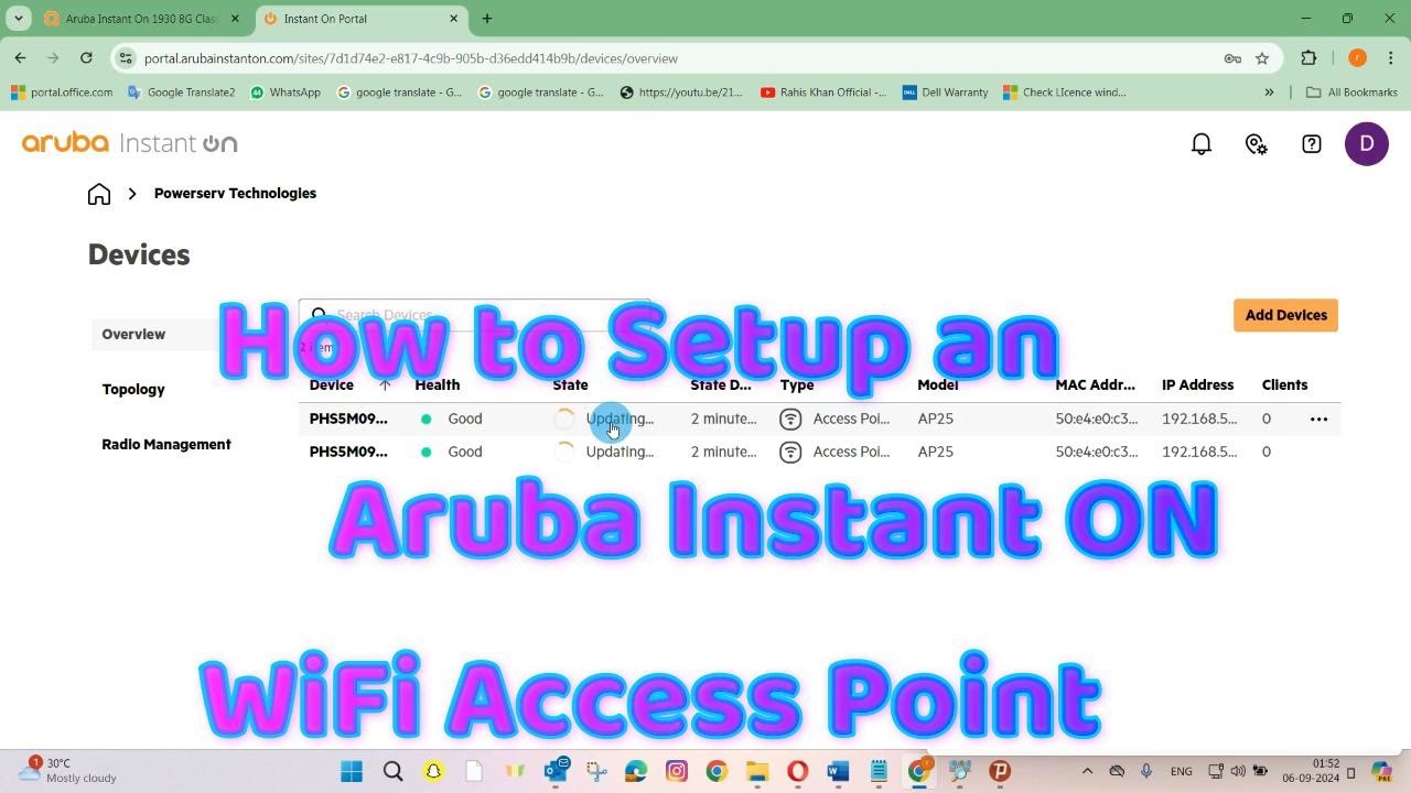 Step-by-Step Tutorial for Aruba Instant on Access Points Configuration | Create Account @aruba