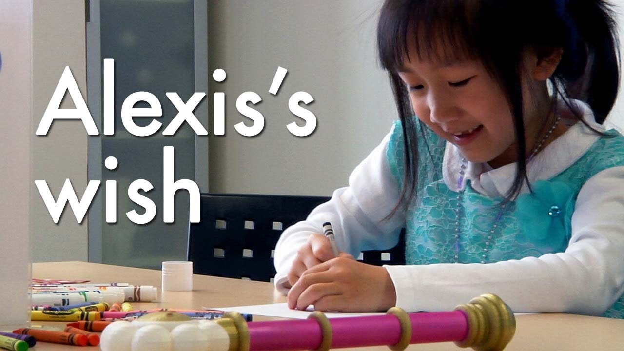 Alexis's wish tells her cancer story