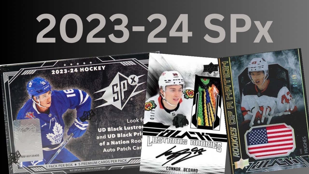 TWO VERY SOLID BOXES!! | [2] 2023-24 SPx Hockey Hobby Box Opening