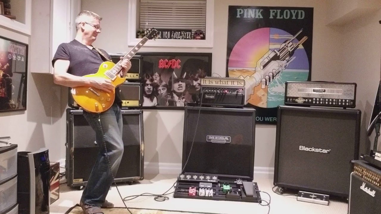 Taking the Mesa Boogie Mark IV for a quick spin before wife-to-be comes home