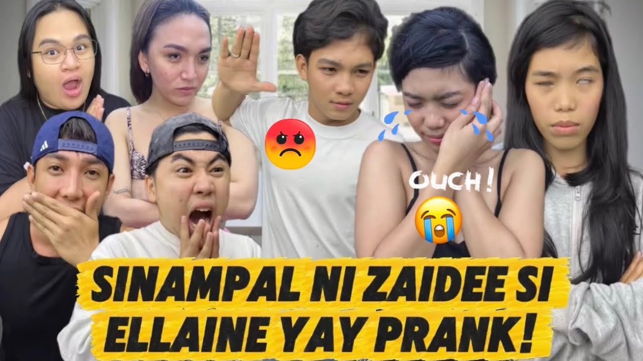 SINAMPAL NI ZAIDEE SI ELLAINE PRANK | FAMILYAY