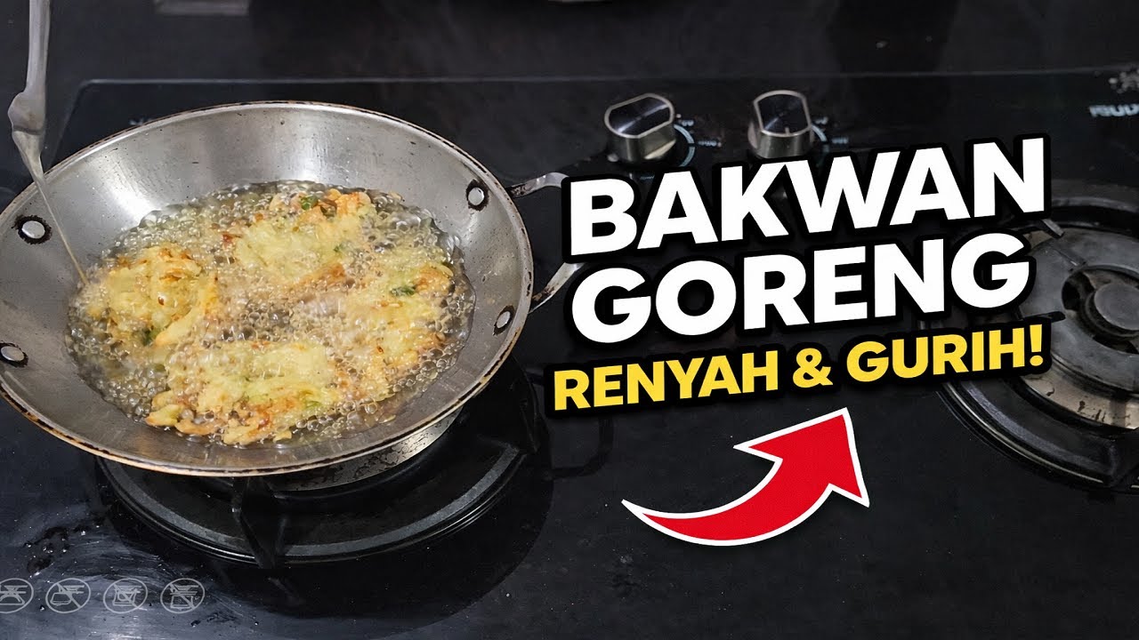 Masak Bakwan Goreng Simple | Crispy Tahan Lama