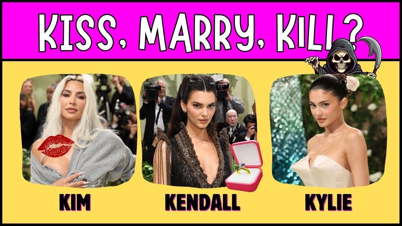 KISS, MARRY OR KILL? Women Edition - Play Along Quiz Game