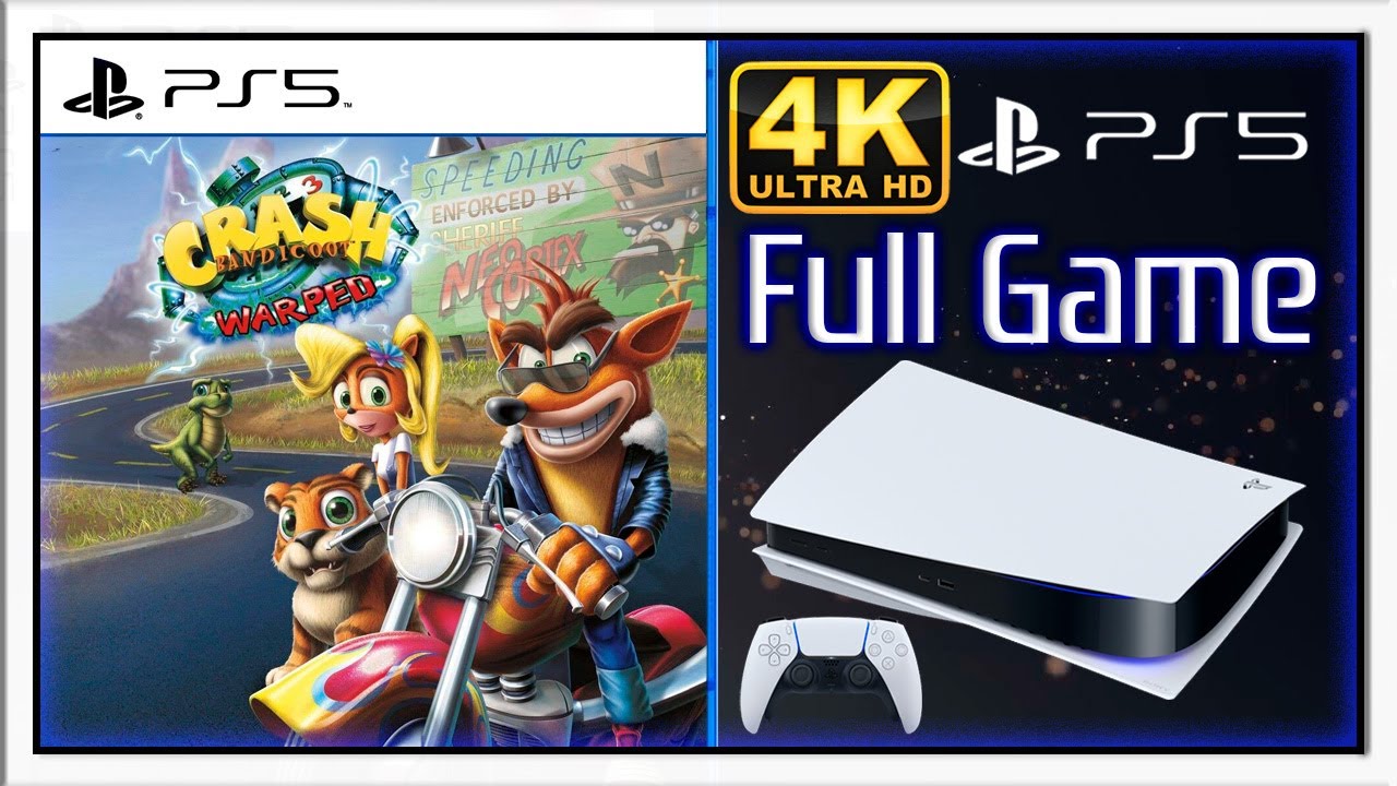 Crash Bandicoot: Warped N. Sane (PS5) - Full Game Walkthrough / Longplay (4K60ᶠᵖˢ UHD)