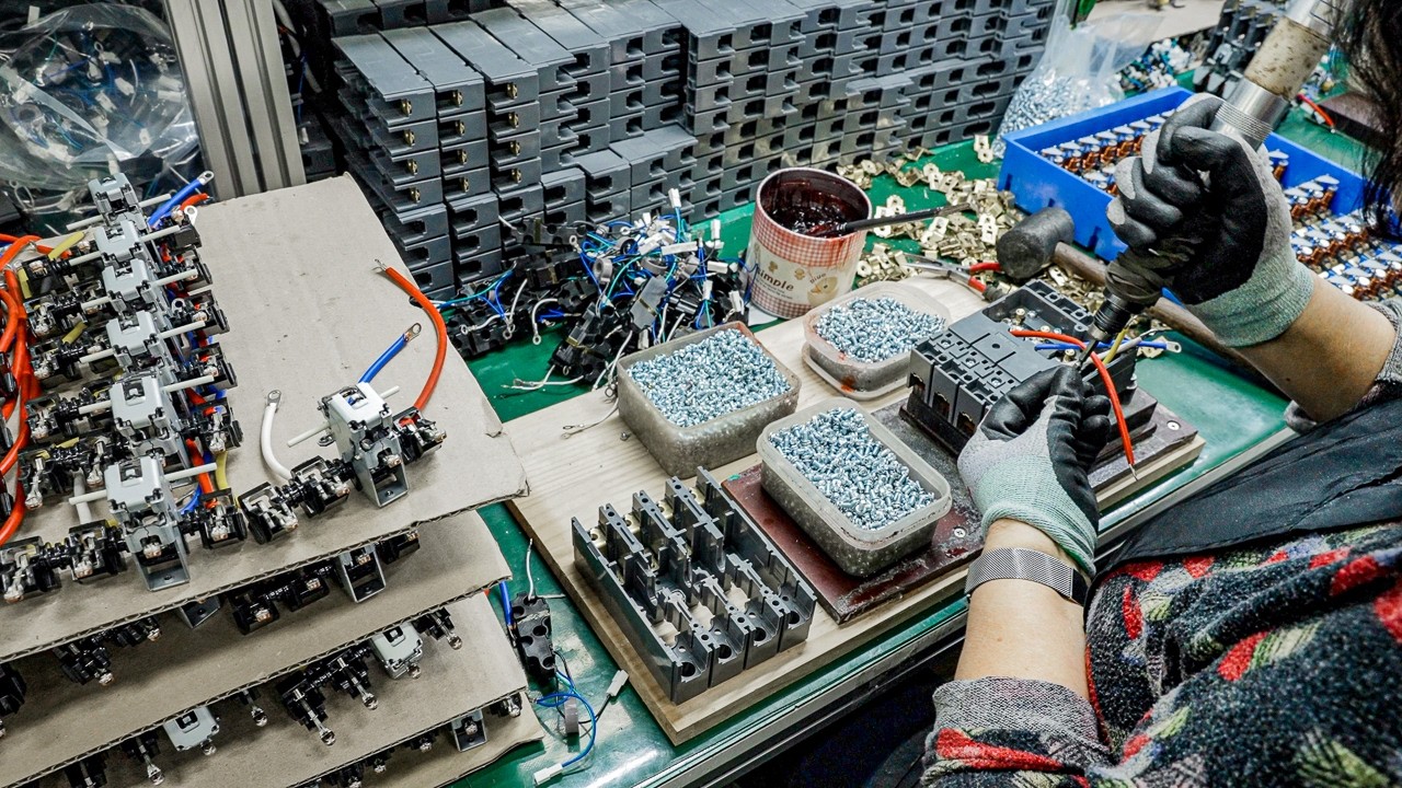 Inside a Korean Factory Producing High Tech Power Circuit Breakers at Scale