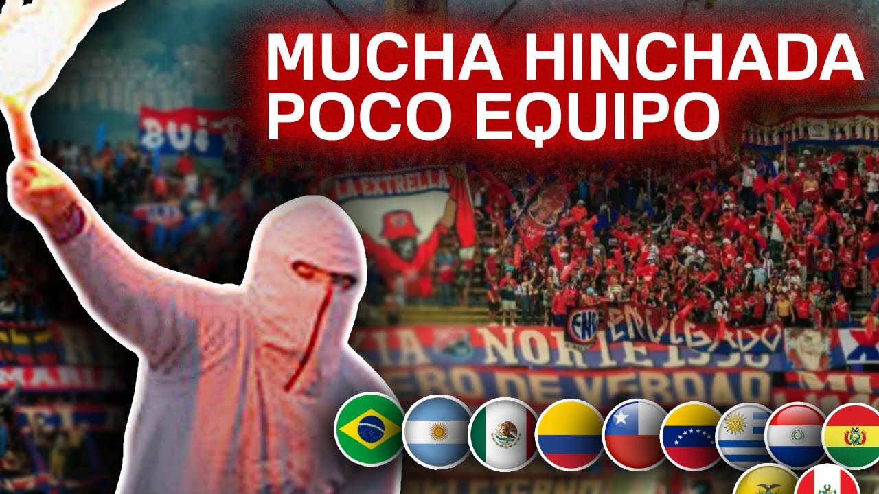 🎇 ⚽ HINCHADAS GRANDES... para clubes PEQUEÑOS/MEDIANOS || De cada país