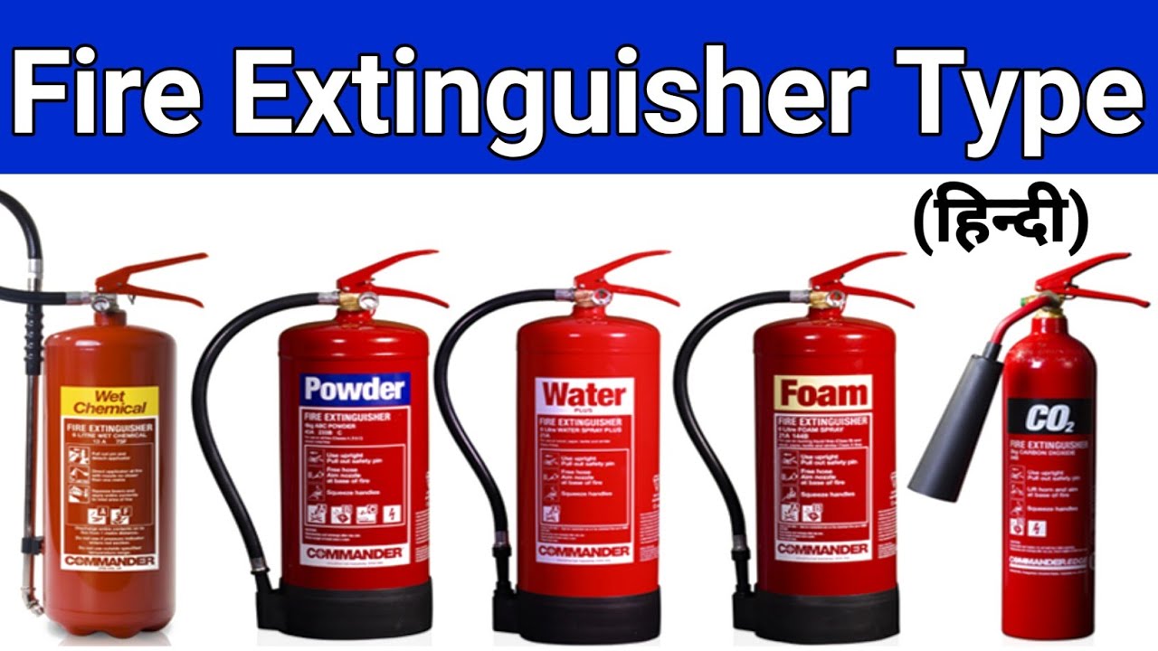 फायर सिलेंडर (अग्निशामक यंत्र) से जुड़ी जानकारी || A B C D Fire Extinguisher works and uses