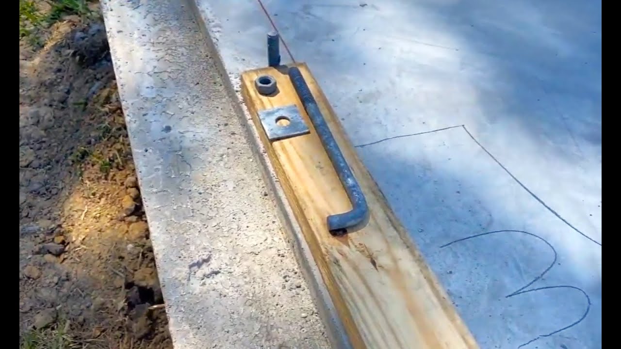 Anchor Bolts in Concrete Slabs