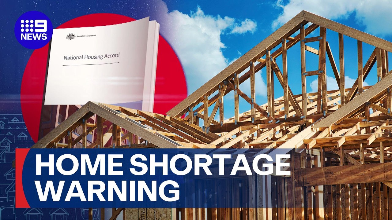Housing industry warns home shortage could get even worse | 9 News Australia