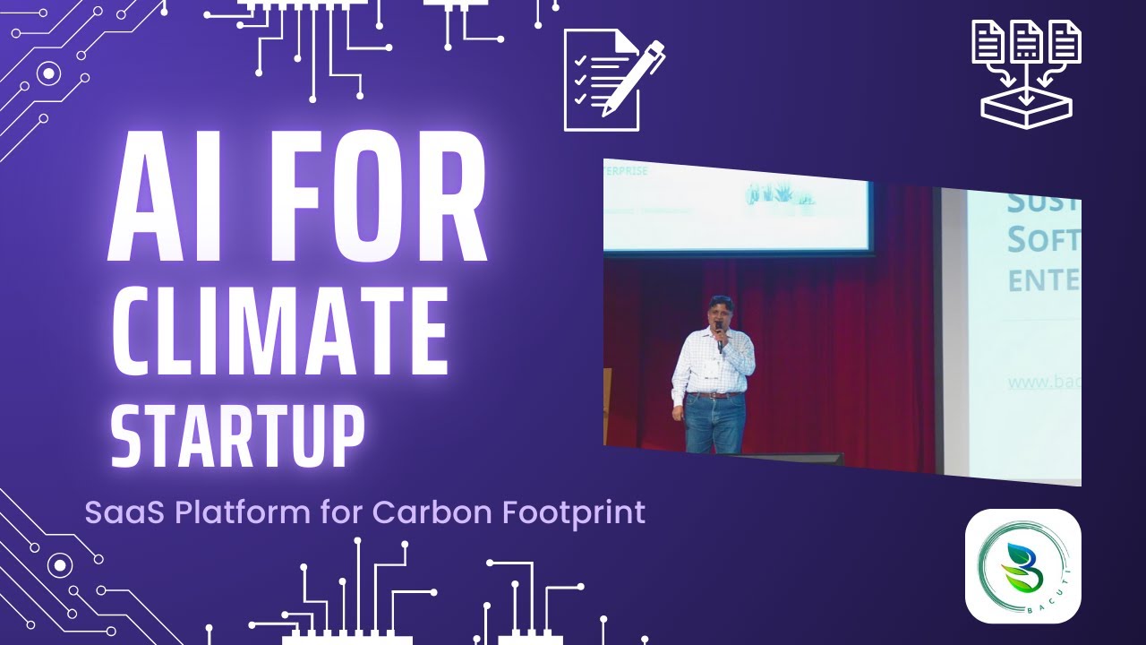 AI for Climate Startup - SaaS Platform for Carbon Footprint | Bacuti | CLIMAFIX Summit 2024