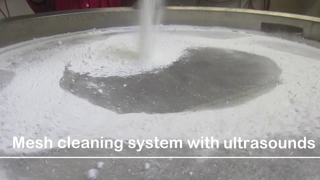 Sieving mesh always clean with Virto-Cuccolini