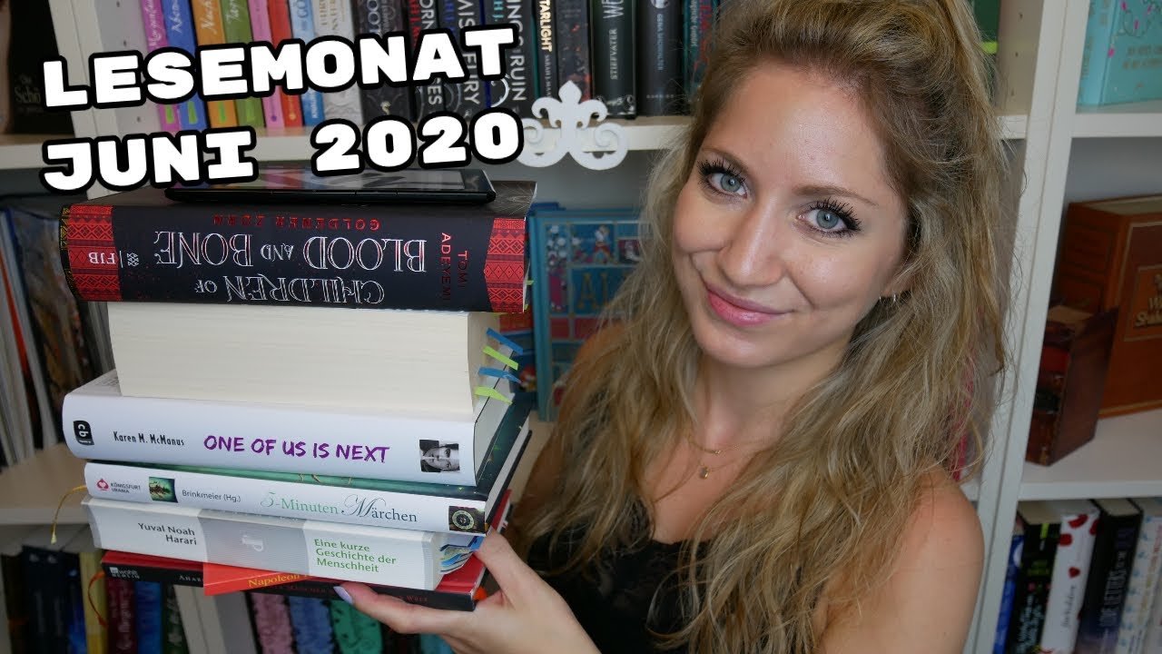 Lesemonat Juni 2020: Gelesene Bücher des letzten Monats