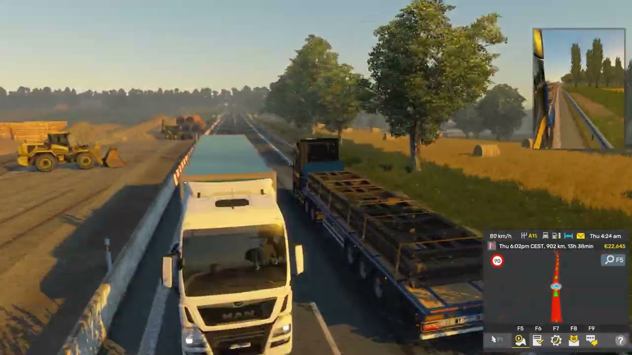 Big Train Axles Trasporting Riga To Linz | 1425km Trasporting Train Axles | Euro Truck Simulator 2