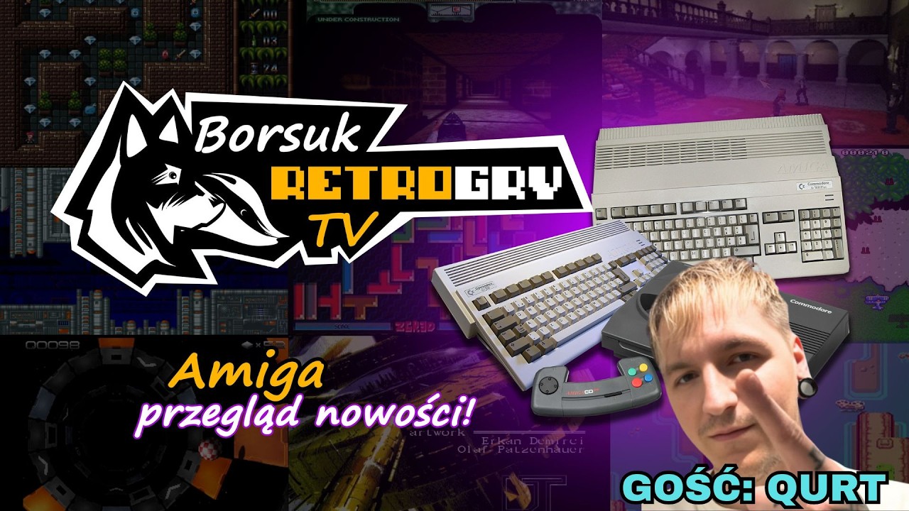 Borsuk Retro Gry TV: AMIGA - PRZEGLĄD NOWOŚCI Z ROKU 2026 #1 (Gość: QURT)