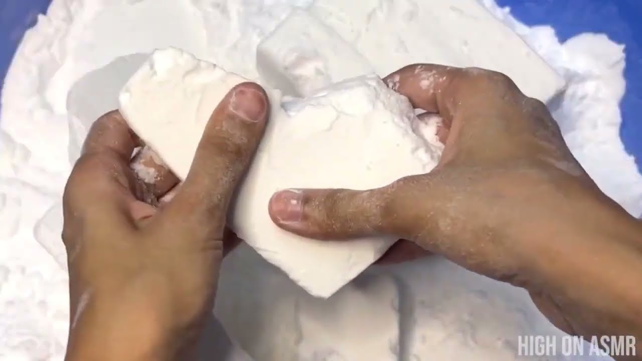 Crispy White Crush 🤤 | Crunchy Baking Soda ASMR That Sounds Like Food! 🤍